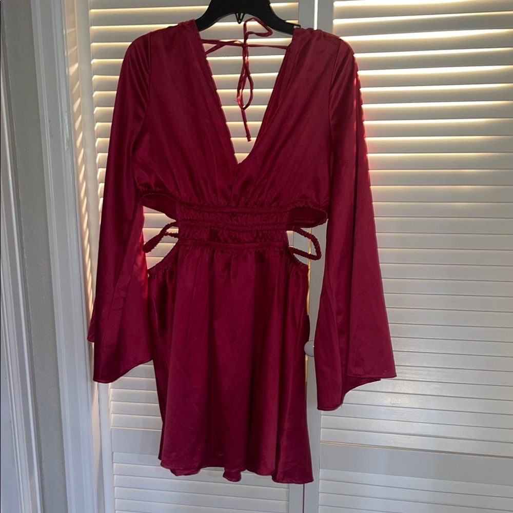 Elegant hot pink Dress